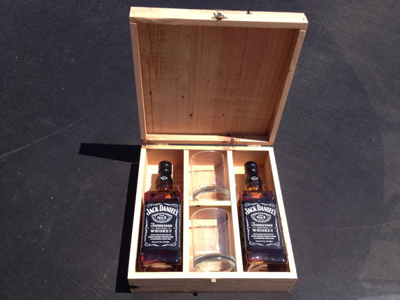 Handmade Groomsmen Gift Box Branded with your personal message 
